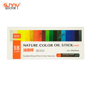 SUNNY 18 Couleurs Débutants Étudiants Enseignants Pastels À L'huile Doux <span class=keywords><strong>Dessin</strong></span> Mélange Crayons À L'huile Pastels Fournitures D'art - Product Image 2