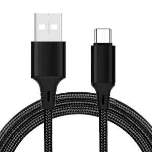 Hot Selling Hochwertiges 1M/2M Nylon-Geflecht kabel V8 Micro-USB-Schnell lade datenkabel für Android-Handys