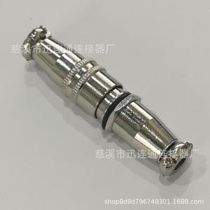 Connecteur d'aviation à verrouillage automatique Push-Pull XS8 2, 3 ou 4 broches, connexion rapide, plaqué or, en alliage de zinc - Product Image 2