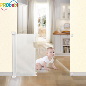 Ajustable de malla Puerta de bebé <span class=keywords><strong>barrera</strong></span> para escaleras - Product Image 1