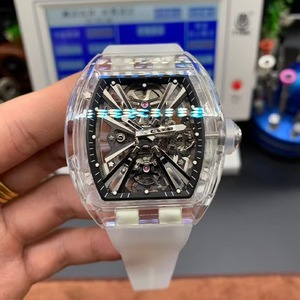 Customized Designer Crystal case <b>Skeletonized</b> Luxurious Top-quality Automatic Mechanical <b>Watch</b> <b>for</b> <b>Men</b> - Product Image 2