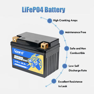 <span class=keywords><strong>Batterie</strong></span> de <span class=keywords><strong>moto</strong></span> au lithium LiFePO4 à longue durée de vie avec auto-dé<span class=keywords><strong>charge</strong></span> minimale, reste chargée pendant des mois pendant le stockage hivernal - Product Image 2