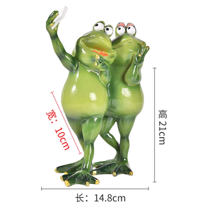 Vui Ếch Tượng Sáng Tạo Trong Nhà Ngoài Trời Trang Trí Sân Vườn Nhựa Linh Vật Nghệ Thuật Dân Gian Cho Trang Trí Nội Thất - Product Image 6