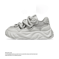 Chaussures de marche décontractées tendance, baskets épaisses et confortables de créateur, unisexe, plateforme, respirantes, semelle épaisse, style running