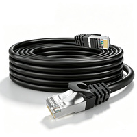 Kabel Patch LAN Terlindung Cat6 SFTP RJ45 untuk Komputer, CCTV, Kamera IP, Router, Switch, Rumah, Kantor