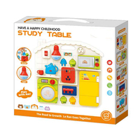 Table d'activités sensorielles pour tout-petits : Simulation d'appareils électroménagers de cuisine, panneau d'apprentissage précoce pour enfants