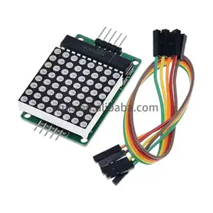 Modul kontrol tampilan Led MCU, Modul matriks LED titik 8x8 8*8 MAX7219