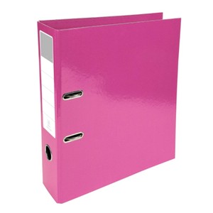 Classeur à levier en PVC opaque avec bord métallique et poignée, robuste, pour le rangement de documents de bureau - Product Image 6