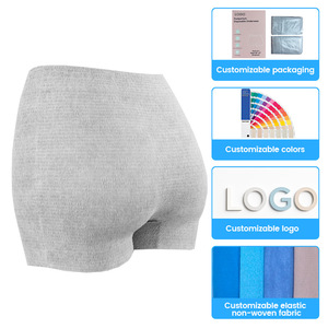 <b>Disposable</b> High Elasticity <b>Maternity</b> <b>Underwear</b> Grey Pink Black Breathable Shaping Postpartum Recovery Period <b>Underwear</b> - Product Image 3