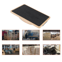 Tabla de equilibrio de madera cuadrada duradera, cojines de equilibrio de oscilación profesional, tabla de Pilates, viga de equilibrio de gimnasia artística, Fitness