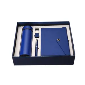 Werbeartikel Notebook Pen Wasser flasche Schlüssel bund Set Anpassen Logo Promo Corporate Business Geschenkset