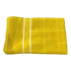 Serviettes de bain Leslie 100% coton, tailles assorties, couleur unie, rectangulaires, tissées, pour adultes - Product Image 1