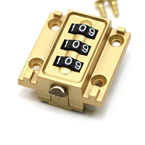 उपहार बॉक्स गोल्डन संयोजन ताला 3 संख्या पासवर्ड भंडारण बॉक्स ताला शराब डाट कोड ताला - Product Image 3