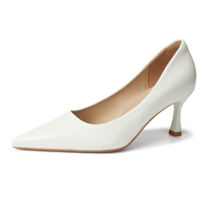 Tacones de cuña con punta en pico, sencillos y a la moda - zapatos sexys para mujer con tacón de 7 centímetros - tendencia de moda. - Product Image 4