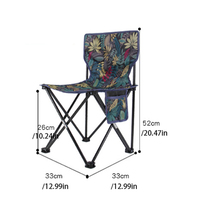 Chaise pliante moderne légère avec cadre métallique et poche latérale pour camping, pêche, plage, voyage, pique-nique (Fabrication OEM/ODM)