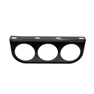 Bracket Dudukan Meter Dashboard Lubang Tunggal 52mm <span class=keywords><strong>2</strong></span> Inch Black Iron Gauge Pod Untuk Modifikasi Mobil, Pengukur Boost, Temperatur Oli, Temperatur Air - Product Image 2