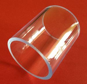Fused Silica <strong>Quartz</strong> <strong>Tube</strong> with Round Bottom Flame - Product Image 1