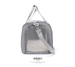 Offre Spéciale Portable Voyage Pet Carrier Sac <span class=keywords><strong>À</strong></span> Face Souple Pliable Compagnie Aérienne Approuvé Petit <span class=keywords><strong>Chien</strong></span> Amical Attrayant Animal Motif - Product Image 4