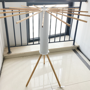 Séchoir à linge en bois SoYoung 2026, mobile, 12 tiges, avec rainures, robuste, pour usage domestique - Product Image 6