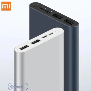 Mi Power Bank 3 10000Mah 2 Usb Output Ondersteunt Twee Weg Quick Charge 18W Max Powerbank Voor Smart mobiele Telefoon