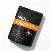 Sachets de thé aux herbes Ginseng & Baies de Goji pour hommes, 30 paquets, sans sucre, infusion froide, thé bien-être et énergétique, Jujube rouge, boisson quotidienne pour hommes