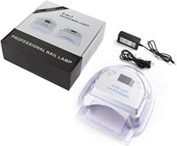 Lampe à LED sans fil rechargeable 64W Pro Cure, sécheuse à gel UV LED sans fil pour salon de manucure