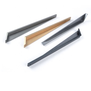 Poignées de porte de garde-robe d'armoire en alliage d'aluminium de luxe légères personnalisables poignée de foudre cachée intégrée pour meubles de <span class=keywords><strong>cuisine</strong></span> - Product Image 2