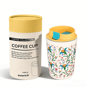 Taza de Viaje Everich ODM de 350 ml en Existencia, Taza de Café de Acero Inoxidable a Prueba de Fugas, Mantiene las Bebidas Calientes/Frías Durante Mucho <span class=keywords><strong>Tiempo</strong></span>, Taza de Café para Llevar - Product Image 1
