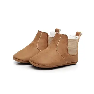 Botines de servicio OEM, <span class=keywords><strong>botas</strong></span> Unisex para bebés, zapatos de cuero genuino para niños pequeños - Product Image 1
