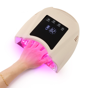 <span class=keywords><strong>Lampe</strong></span> à ongles <span class=keywords><strong>UV</strong></span> LED double lumière rouge sans fil rechargeable haute puissance 98W avec double port USB, <span class=keywords><strong>machine</strong></span> de séchage professionnelle - Product Image 1