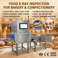 Sistem Uji X-ray Makanan SUS304 dengan Deteksi Otomatis Berkecepatan Tinggi 0.1mm untuk Logam, Kaca, Batu, Tulang, Keramik, Berlabel CE