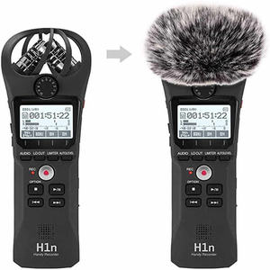 Profesional <span class=keywords><strong>H1n</strong></span> Handy Portable Recorder Parabrisas Cubierta de piel Parabrisas Cubierta de micrófono peludo - Product Image 5