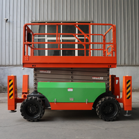 Promotion : Plateforme élévatrice à ciseaux sur roues tout-terrain de 6m, 8m, 10m, 12m pour travaux miniers sur terrains accidentés