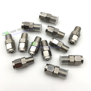 Raccords droits en acier inoxydable, coupleurs rapides 1/4" 1/<span class=keywords><strong>8</strong></span>" mâle O.D. 4 6 <span class=keywords><strong>8</strong></span> 10 12 <span class=keywords><strong>mm</strong></span> pour tube PU, <span class=keywords><strong>raccord</strong></span> rapide à torsion en acier inoxydable SS304 - Product Image 1