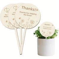 Étiquettes en bois inscriptibles pour plantes, marqueurs de fleurs, supports vierges pour gravure laser DIY, piquets de jardin, étiquettes en bois suspendues pour l'artisanat