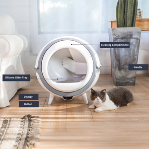 Bac à litière automatique pour chat, capsule carrée contrôlée par application, <span class=keywords><strong>anti</strong></span>-odeur et <span class=keywords><strong>anti</strong></span>-trace, Tuya Smart, en stock - Product Image 3