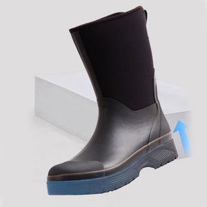 Botas de Lluvia de Media Caña para Hombre, de Neopreno, Antideslizantes, Ligeras, Impermeables, Estilo Deportivo, Nueva Moda 2026, de Fábrica - Product Image 5