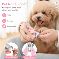 Cortauñas Profesional para Gatos con Cuchillas de Acero Inoxidable, Plegable, con Freno de Seguridad y Mango de Goma Antideslizante para Todas las Estaciones