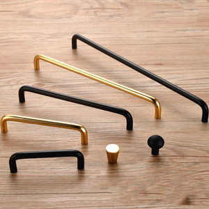 Solid U-shaped Aluminum Alloy Handles for Kitchen Cabinets <strong>Bedroom</strong> Furniture Outdoor Use-Modern Design <strong>Door</strong> Pulls - Product Image 5