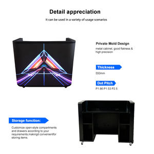 Écran LED commercial à cadre partagé pour réception, télécommandé, à montage mural, p2.5, pour hall d'entreprise et affichage de marque - Product Image 4