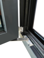 Ventanas Abatibles y Oscilobatientes de Aluminio Penjoy, Modernas, con Triple Acristalamiento Templado, Tamaño Personalizado, para Exteriores, Protección Contra el Calor
