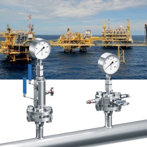 Válvula de bola integral de doble bloqueo y purga (DBB) con diseño monoflangeado para agua a alta temperatura 6000-10000 PSI DN25-DN50 - Product Image 1