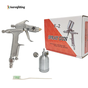 Pistola de Pulverización Profesional Mini F-2, Aerógrafo Neumático con Boquilla de 0.5mm para Reparación de Cuero, Coloración, Bricolaje y Pintura Industrial - Product Image 4