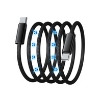 Câble de charge magnétique USB de type C Cordon de chargeur de type C à vent automatique