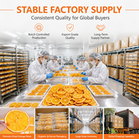 Tranches d'orange déshydratées en vrac de qualité A, sans sucre, biologiques, de Gannan, prix usine, pour garniture de pâtisserie, vente en gros