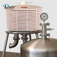 Filter Lenticular Depth-Stack Cartridge Disc Filters 12 inci 12/16 sel Bersertifikasi ISO9001 500L/Jam Throughput Tinggi untuk Anggur Lembut