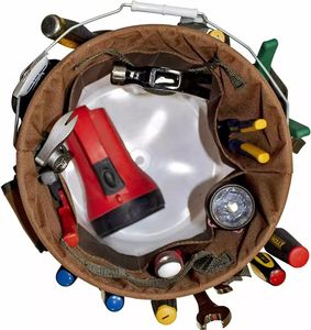 Outil de jardinage Oxford durable pliable en Polyester robuste outils fourre-tout sac organisateur de seau - Product Image 4