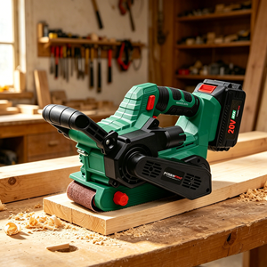 Outils électriques portables DIY, <span class=keywords><strong>ponceuse</strong></span> <span class=keywords><strong>à</strong></span> bois, 76*457mm, <span class=keywords><strong>ponceuse</strong></span> <span class=keywords><strong>à</strong></span> <span class=keywords><strong>bande</strong></span> <span class=keywords><strong>sans</strong></span> balais 20V avec vitesse variable - Product Image 5