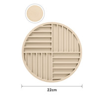Sous-plat de luxe en silicone résistant à la chaleur pour table, anti-brûlure, pour plats chauds et usage domestique
