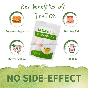 Té Herbal Orgánico para Adelgazar en Adultos, <span class=keywords><strong>14</strong></span> Días, <span class=keywords><strong>Sin</strong></span> Efectos Secundarios, Bajo en Carbohidratos y <span class=keywords><strong>Sin</strong></span> Azúcar - Product Image 4